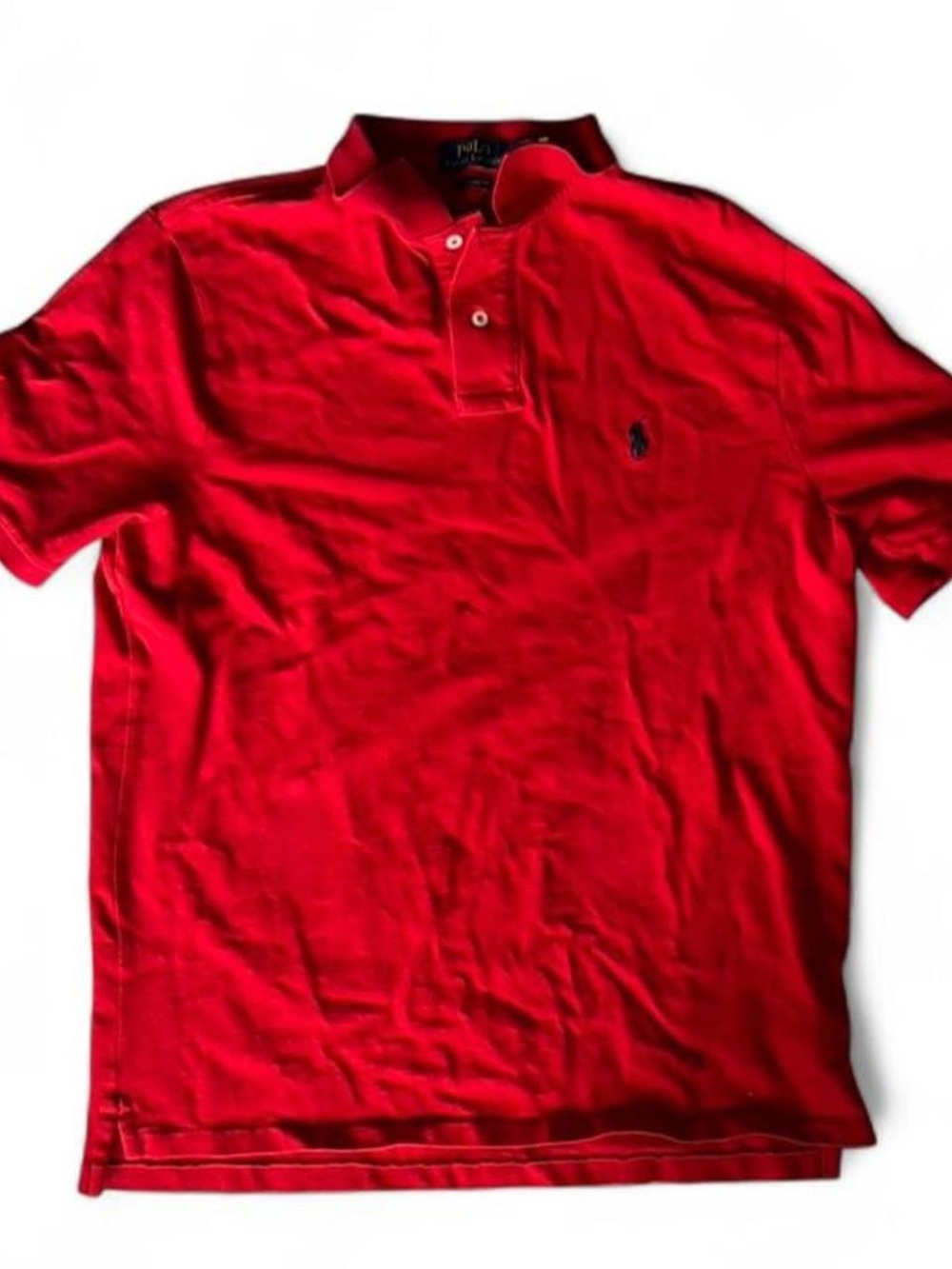 Ralph Lauren Men's Bright Red Classic Polo
